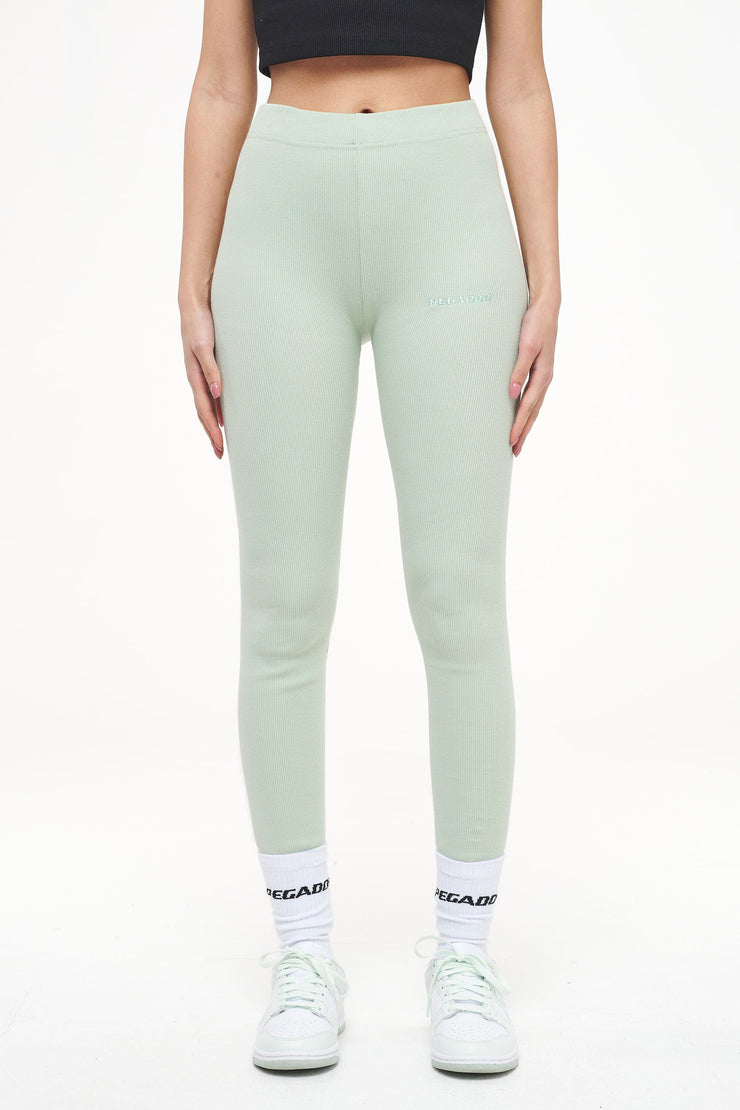 Pegador Jill Rib Leggings Vintage Washed Milky Green