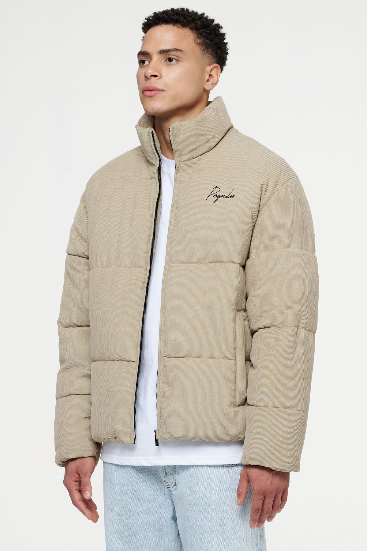 Sundre Cord Puffer Jacket Sand Jackets | Men Ahead of Time Male 