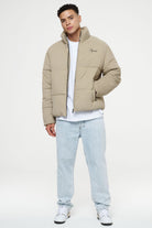Sundre Cord Puffer Jacket Sand Jackets | Men Ahead of Time Male 