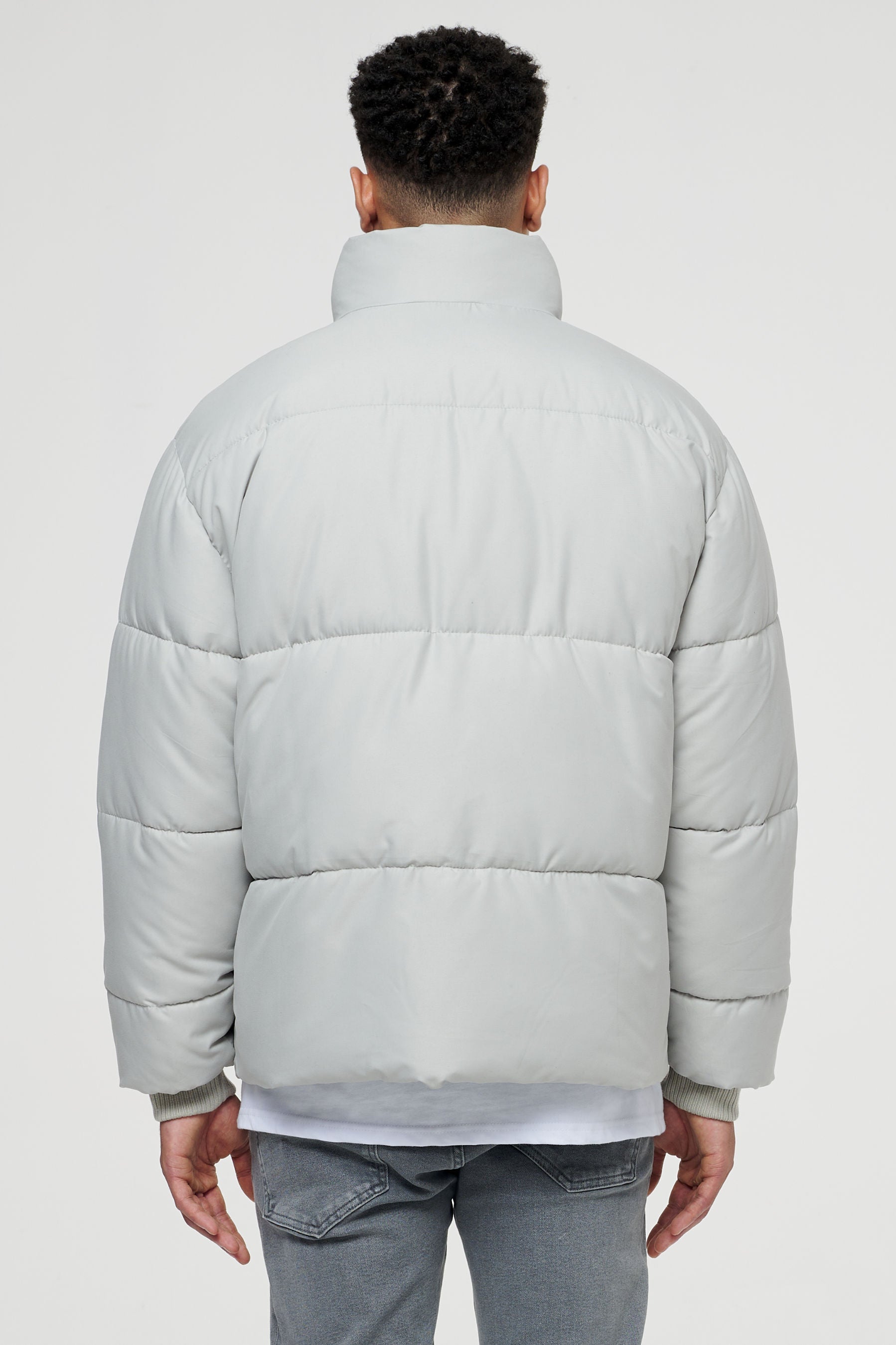Solin Puffer Jacket Ash Grey Jackets | Men Ahead of Time Male 