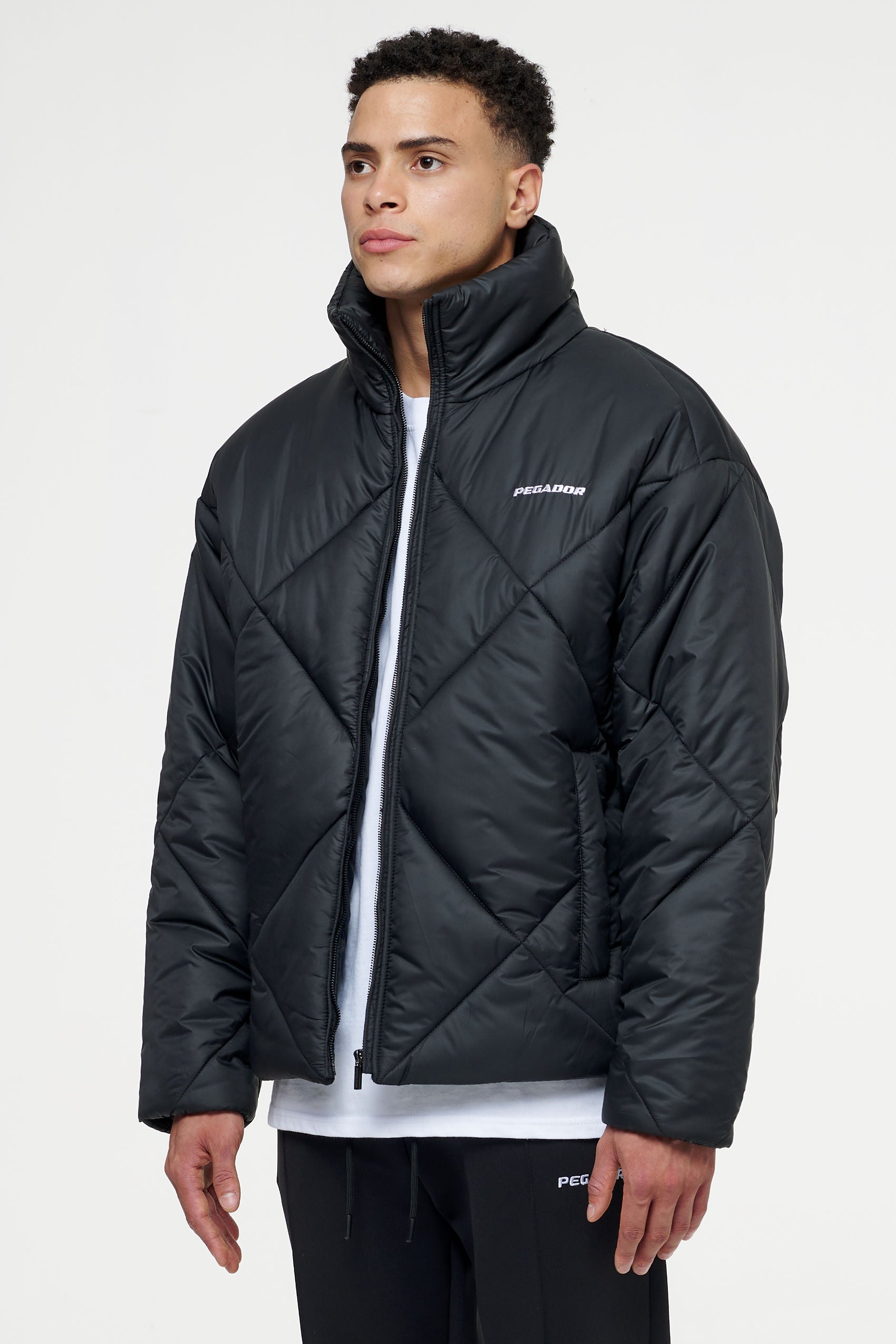 Labin Quilted Puffer Jacket Black Jackets | Men Ahead of Time Male 